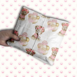 Niedlich Yorkie Two Niedlich Balloon Geburtstagspa Seidenpapier