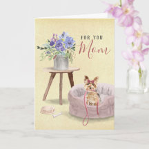 Niedlich Yorkie Watercolor Personalisierter Mutter