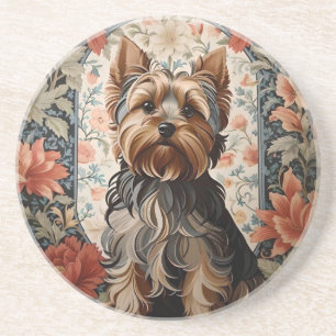 Niedlich Yorkie   Yorkshire Terrier Portrait Getränkeuntersetzer
