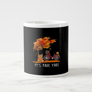 Niedlich Yorkshire Herbst Kawaii Yorkie It's Fall Jumbo-Tasse
