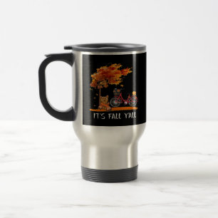 Niedlich Yorkshire Herbst Kawaii Yorkie It's Fall Reisebecher