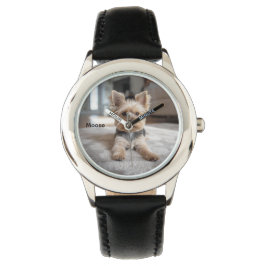 Niedlich Yorkshire Personalisiert Kid's Armbanduhr