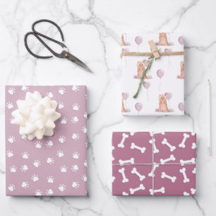 Niedlich Yorkshire Terrier Birthday Geschenkpapier Set