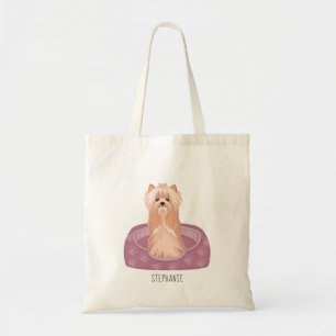Niedlich Yorkshire Terrier Birthday Tote Bag Tragetasche