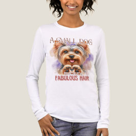 NIEDLICH YORKSHIRE TERRIER DOG SPRICHWORT Tri-Blend SHIRT