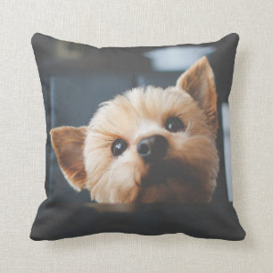 Niedlich Yorkshire Terrier Puppy Dog Pillow Kissen