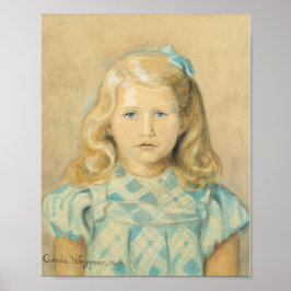 Niedlich Young Blonde Girl Poster