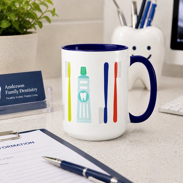 Niedlich Zahnbürste Tasse (Von Creator hochgeladen)