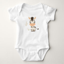 Niedlich Zebra Baby Jersey Bodysuit Strampler