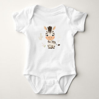 Niedlich Zebra Baby Jersey Bodysuit Strampler