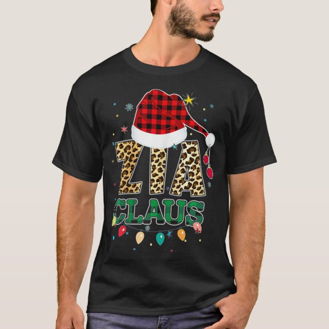Niedlich Zia Claus Weihnachtsmannmütze Traumstreck T-Shirt (Vorderseite)
