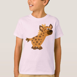Niedlich zu Fuß Cartoon Hyena Children T - Shirt