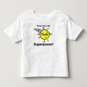 Niedlich zu sein ist meine Supermacht! Kleinkind T-shirt