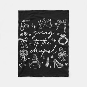 Niedlich zur Kapelle Bachelorette Fleecedecke