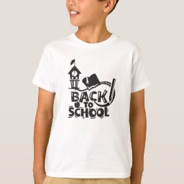 Niedlich zurück zur Schultafel Kids-Zitat T-Shirt