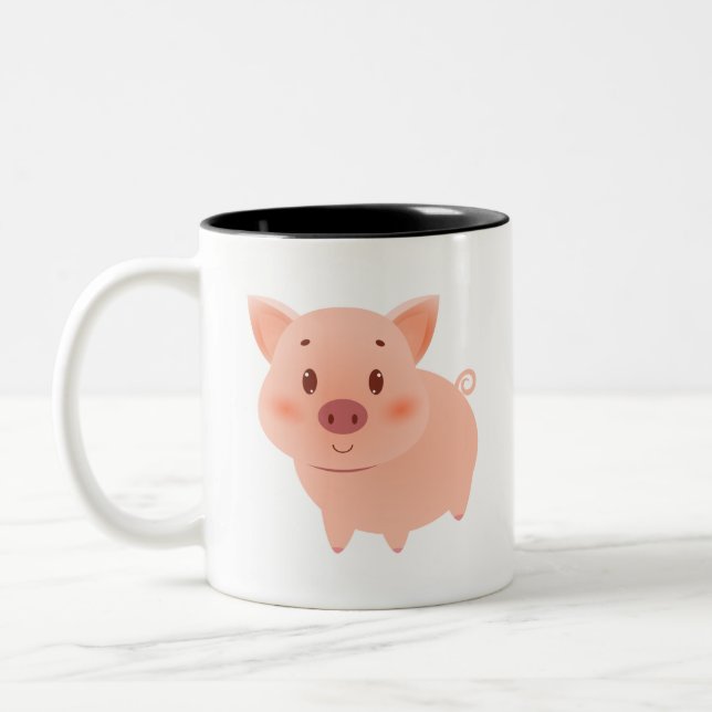 Niedlich Zweifarbige Tasse (Links)