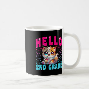 Niedliche 2. Klasse Katzen Mädchen für den ersten  Kaffeetasse