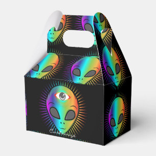 Niedliche 3. Augen Alien Kopf Thunder_Cove Geschenkschachtel
