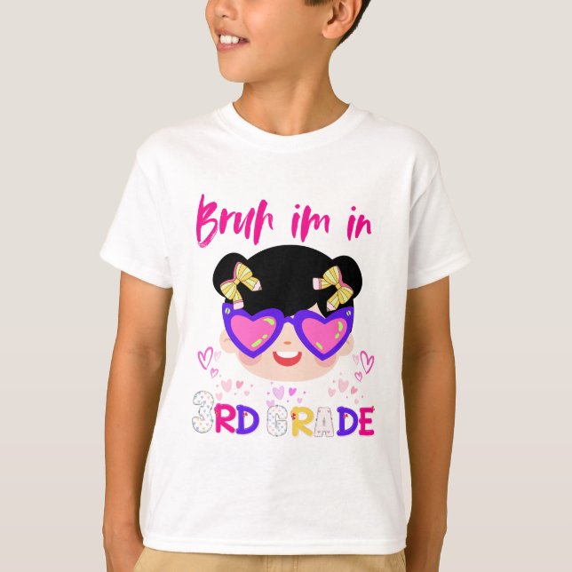 Niedliche 3. Klasse Sprichwort Student Klassenzimm T-Shirt (Vorderseite)