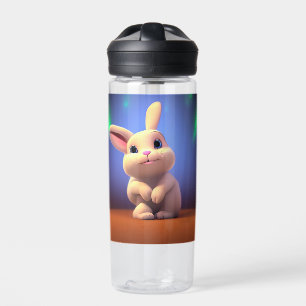 Niedliche 3D-Illustration Trinkflasche