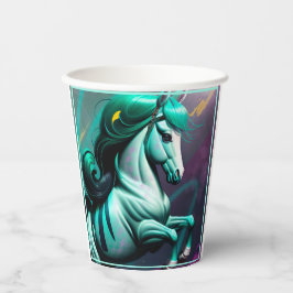 Niedliche 3D Spirit Pony 24 Paper Cups Pappbecher