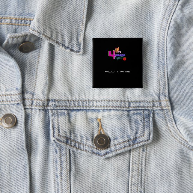 niedliche 4. Klasse Squad Crew zurück in die Schul Button (Beispiel)