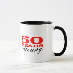 Niedliche 50 Jahre junge Tasse für 50.