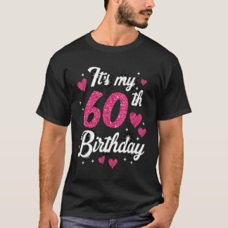 Niedliche 60-jährige Geburtstagsparty Niedlich 60. T-Shirt