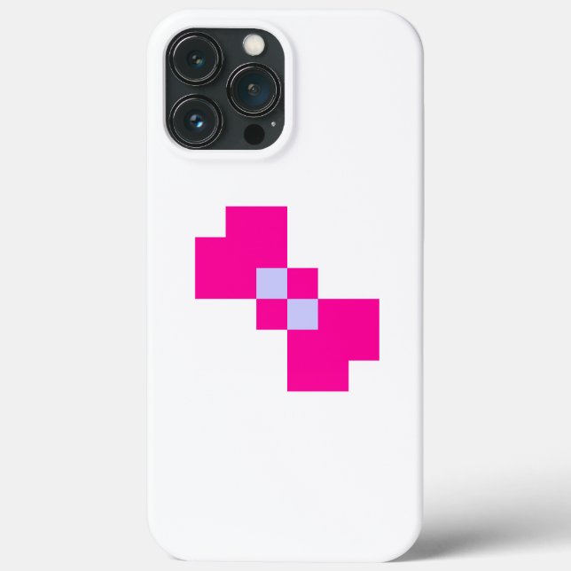 Niedliche 8-Bit-Pixelanzeige Case-Mate iPhone Hülle (Rückseite)