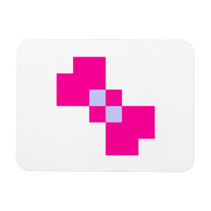 Niedliche 8-Bit-Pixelanzeige Magnet