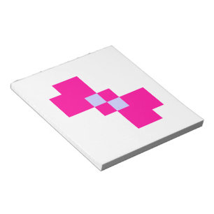 Niedliche 8-Bit-Pixelanzeige Notizblock