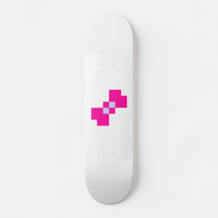 Niedliche 8-Bit-Pixelanzeige Skateboard