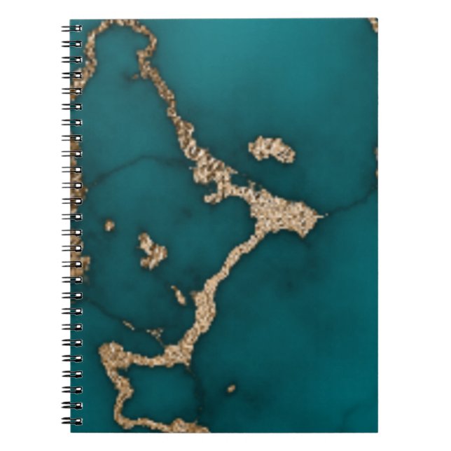 Niedliche Abbildung aus abstraktem Marmor Notizblock (Vorderseite)