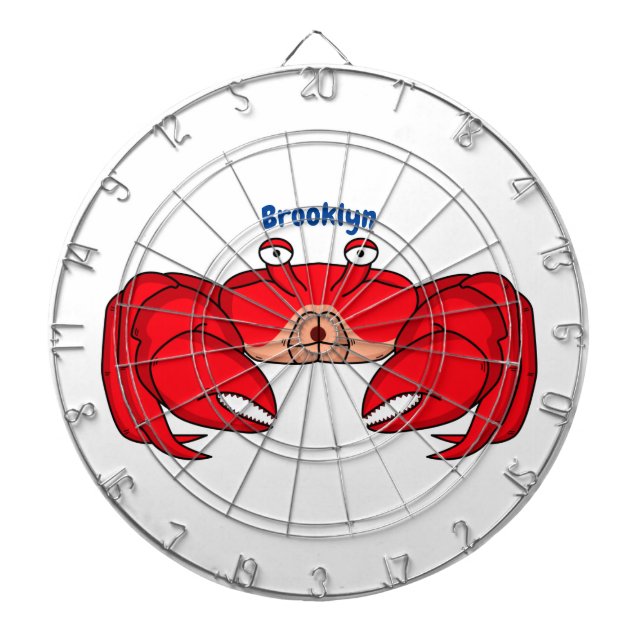 Niedliche Abbildung des Cartoon Dartscheibe (vorne)