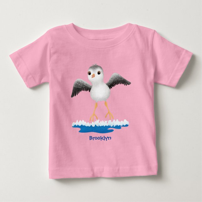 Niedliche Abbildung des Cartoon für Babysandpeter Baby T-shirt (Vorderseite)