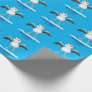 Niedliche Abbildung des Cartoon für Babysandpeter Geschenkpapier