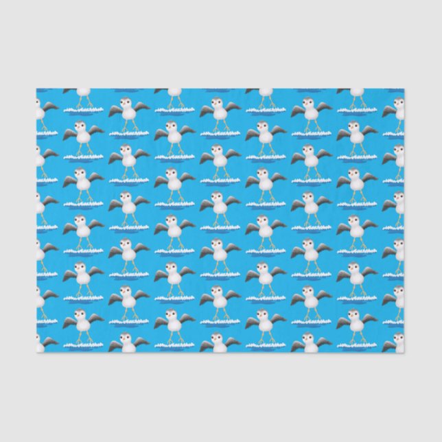 Niedliche Abbildung des Cartoon für Babysandpeter Seidenpapier (Vorderseite)