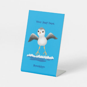 Niedliche Abbildung des Cartoon für Babysandpeter Sockelschild