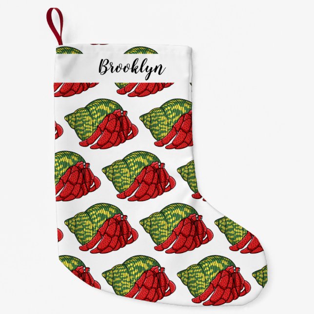 Niedliche Abbildung des Cartoon Kleiner Weihnachtsstrumpf (Vorderseite)