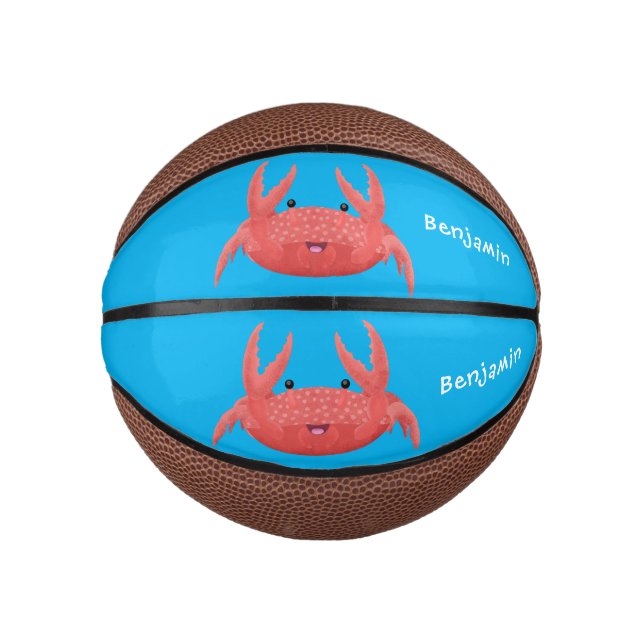 Niedliche Abbildung des Cartoon Mini Basketball (Vorderseite)