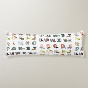 Niedliche ABC-Tiere Seitenschläferkissen