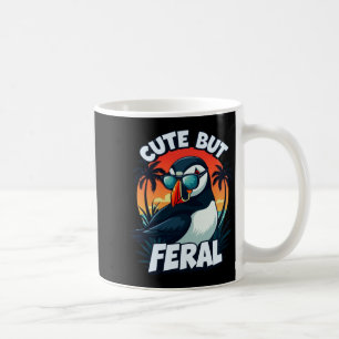 Niedliche aber wilde Trocal-Papageientaucher-Stimm Kaffeetasse