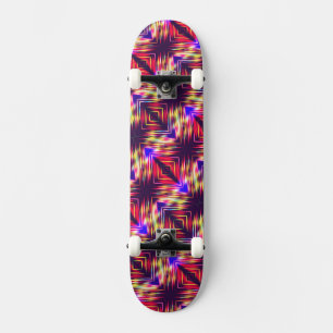 Niedliche abstrakte Linien werfen Kissen iPhone w Skateboard