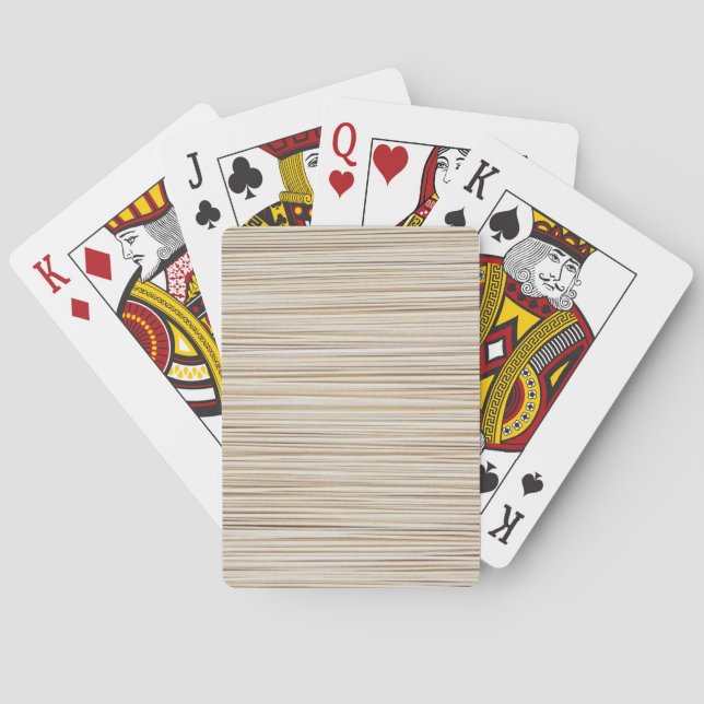 Niedliche abstrakte Linienführung Spielkarten (Rückseite)