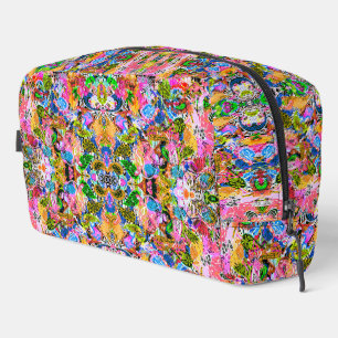 Niedliche abstrakte Paisley-Blume Waschbeutel