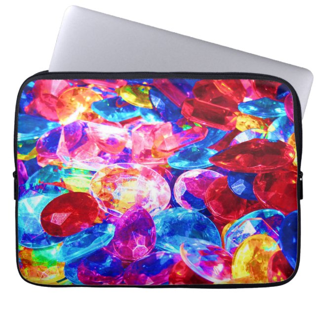 Niedliche abstrakte Schmucktextur Laptopschutzhülle (Vorderseite)