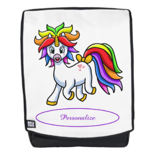 Niedliche & Adorable Baby Unicorn Magic Rainbow Co Rucksack