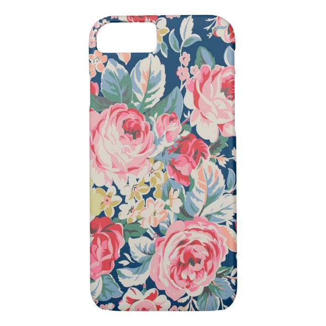 Niedliche Adorable Moderne blühende Blume Case-Mate iPhone Hülle (Rückseite)