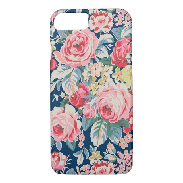 Niedliche Adorable Moderne blühende Blume Case-Mate iPhone Hülle (Rückseite)