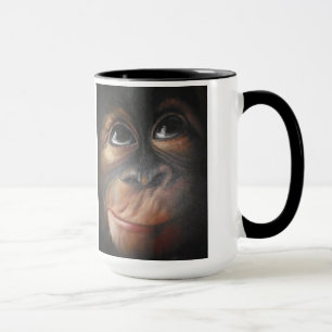 Niedliche Affe-Tasse Tasse